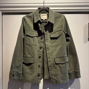 L'AGENCE Victoria Green Utility Jacket